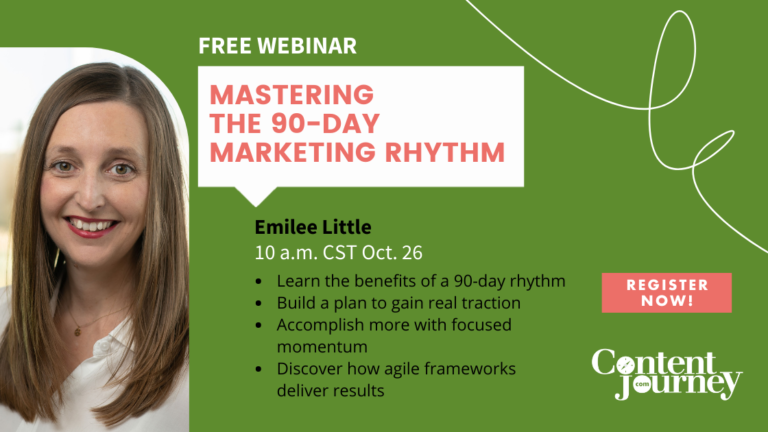 Webinar: Mastering the 90-Day Marketing Rhythm