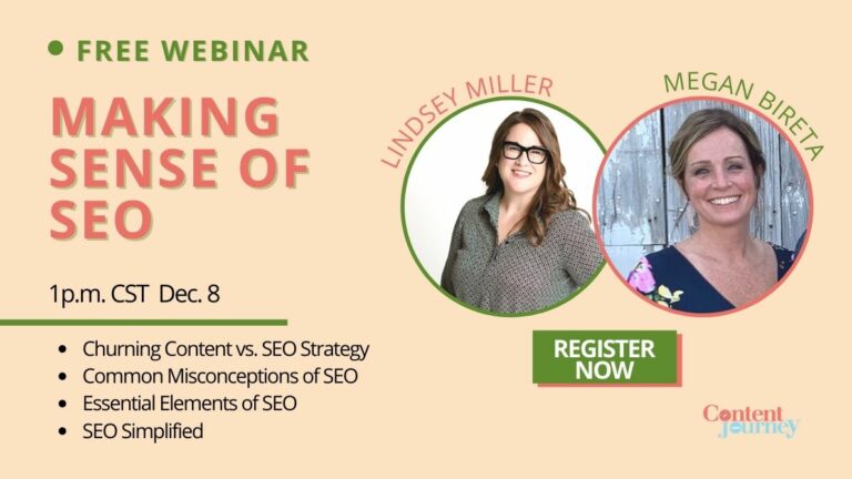 Webinar: Making Sense of SEO